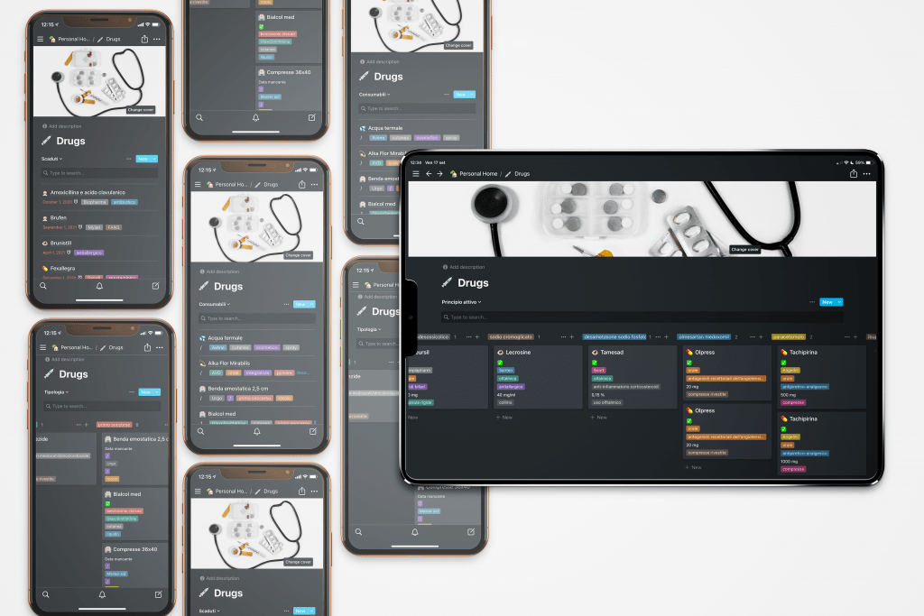 notion farmaci health database